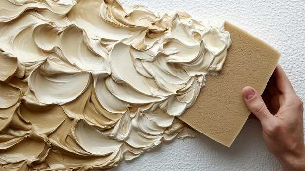 Текстурирование с помощью стального шпателя